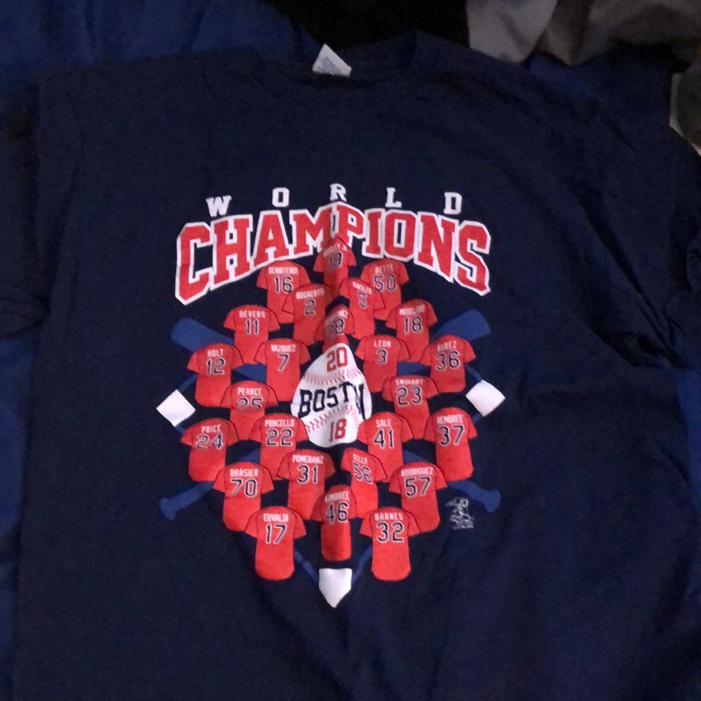 Red Sox 2018 world champions t shirt
